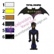 batman Justin Nightwing Teen Titans Embroidery Design